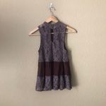 Free People  'Lady Bird' Mixed Lace Tank Photo 41