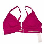 White House | Black Market NEW WHBM Pomegranate Pink U-Hook Bikini Top size Small Photo 3