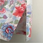 Carolina Blues Stretch Floral Pastel Skirt Unlined Preppy Girly Retro White Size 12 Photo 5