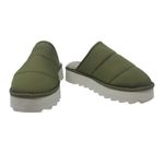 Anthropologie Maeve Puffy Platform Slippers Green Size Large US 10 11 Photo 3