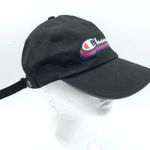 Champion Baseball Cap Adjustable Logo Black One Size Unisex Photo 0