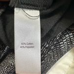 Jennifer Lopez Black and Sliver Snakeskin Pattern MidRise Knit Leggings Jegging Photo 9