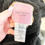 Kate Spade Reversible Hooded Sherpa Quilted Coat Jacket Black Tan Medium Photo 2