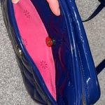 Isaac Mizrahi Blue Patent Leather Adjustable Crossbody/Shoulder Bag Photo 4