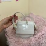 JW Pei  FAE Top Handle Crossbody Ivory Croc White Cream Photo 14