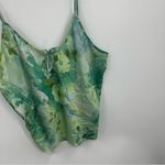 American Vintage Vintage Y2K Fairycore Green Floral Tank Top Size 1XL Plus Size Early 2000s Photo 1