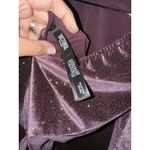 Victoria Sport Victoria Secret Sport XS Shimmering Glitter Long Sleeve Bodysuit Leotard Purple Photo 3