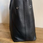 CUYANA Trapeze Large Satchel Black Pebbled Leather Top Handle‎ School Work Bag Photo 6