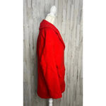Trina Turk  Women's‎ Red Wool Overcoat Size 4 Winter Long Coat Photo 5