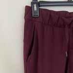 Lululemon Red Cassis On the Fly Pants Full Length (Size 6) Photo 3