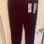 Tinseltown Burgundy Double Stack Skinny Jeans NWT Photo 0