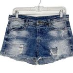 BLANK NYC  Acid Wash Paint Splatter Denim Shorts 28 Photo 0