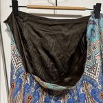 Elie Tahari  Blue and Brown A-Line Skirt Photo 4