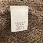 Merona Women Tunic Sweater Vest XL Brown Button Up Wool Blend Office Travel Y3K Photo 6