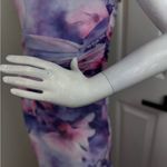 Jardin Vue Floral Strapless Maxi Dress Size Small. B21 Purple Photo 6