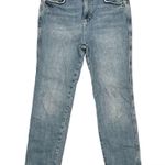 Free People High Waisted Raw Hem 90s Style Jeans Size 28 Photo 1