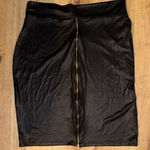 Sexy Diva Black Zippered Skirt Size 3X Photo 0
