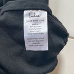 Lulus  Alicialyyn Black One shoulder bodysuit size large Photo 5