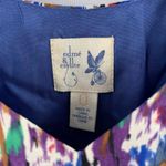 Anthropologie Edme & Esyllte Vittorio Epaulette Beaded Silk Blouse Size 0 Top Photo 4