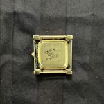 Gruen Silvertone Square Watch with Interchangeable Leather Straps Black Photo 6