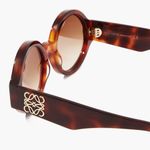Loewe NIB Story Round Frame Tortoiseshell Acetate Sunglasses Photo 1