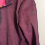 Nike womens golf jacket pullover partial zip large L therma fit long sleeve Photo 1