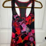 Athleta  Hot Pink and Black Mystique Chi Mesh Active Racerback Tank Photo 1