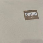 Puma Cream embroidered logo women's crop sweatshirt (S) Photo 2