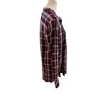Gap  Women's Plaid Tunic Button-Up Shirt Long Sleeve Size S Multicolor Photo 4