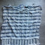 Free People Beach Morning Tides Striped Jumpsuit Size XL Elastic Waist Photo 3