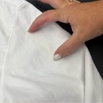 Frank & Eileen Mary Crinkle Womens SZ Large White Shirt Dress Famous Denim *FLAW Photo 9