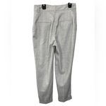ZARA NWT  Women’s Gray Cuffed Trousers‎ Size SMALL Grey Dress Pants Photo 2