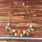 Liz Claiborne  Multi Colored Brulee Necklace Photo 8