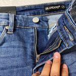 BLANK NYC  Medium Wash Skinny Jeans Raw Hem 26 Photo 9