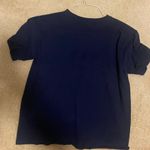 Brandy Melville Navy Flower Top Photo 1
