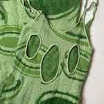 House of Sunny Hockney Knitted Green Swirl Midi Dress 2 Photo 3