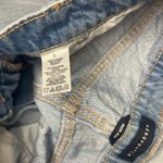 Aeropostale  Mom Jeans Distressed Light Wash High Rise Straight Leg Size 6 Photo 3