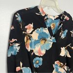 Le lis  Black and Blue Floral Blouse Photo 3