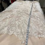 Sottero & Midgley Chauncey Lace Long Sleeve Train Wedding Gown in Ivory Blush Pink Size 8 Photo 12