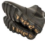 Sorel Women's Joan of Arctic Black Wedge II Leather Chelsea Heels Boots Size 10 Photo 6