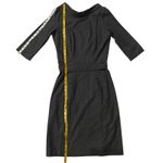 Wool Dress XS Retro Minimalist Classic 60s Style Wiggle Shabby Apple 0 2 Pinup Gray Photo 12