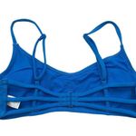 Old Navy Womens Blue Bikini Top Removable Cups Strappy Back Adjustable Straps M Photo 1