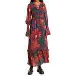 Farm Rio NWT  bird flowers maxi dress small Photo 4