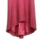 Aidan Mattox NWT  Aiden By Lace Maxi Dress Spaghetti Straps Keyhole Hi Low 4 Pink Photo 6