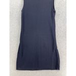 Hillard & Hanson  Women's Dress Solid Navy Blue Sleeveless Size Large USA Made Photo 3
