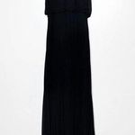 B Darlin B. Darlin Cocktail Prom Homecoming Pleated Maxi Dress Womens Black Size 7/8 Photo 0