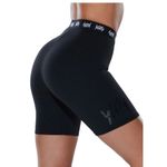 YITTY Fabletics Major Label Shaping Black Bike Shorts Sz M NEW Size M Photo 4