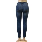 Morgan De Toi Paris Designed Vintage Denim Gold Embellished Ankle Crop Jeans 4 Blue Photo 2