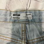 Bershka Straight Leg Boyfriend Jeans Light Wash High Rise Women’s 26 Raw Hem Y2K Photo 13