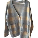 TALULAH  Blue Plaid Sweater Photo 0